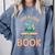 Take a Look It's In a Book Reading Teacher Book Lover Comfort Colors Sweatshirt Denim