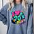 I Love The 70s Retro Cassette Roller Vinyl Disco Nostalgia Premium Tri-Blend Comfort Colors Sweatshirt Denim
