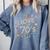 I Love The 70's Retro Nostalgia Comfort Colors Sweatshirt Denim