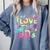 I Love The 90'S 90s Retro Nostalgia Comfort Colors Sweatshirt Denim I Love The 90'S 90s Retro Nostalgia Comfort Colors Sweatshirt Denim