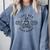 Love God Drink Coffee Read Books Book Lover Comfort Colors Sweatshirt Denim
