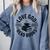 Love God Drink Coffee Read Books Christian Book Lover Comfort Colors Sweatshirt Denim