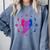 Magic Bi-Pride Book Of Cosmic Energy Comfort Colors Sweatshirt Denim