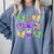 Mardi Gras Teacher Coquette Bow Pencil Apple Book Women Girl Comfort Colors Sweatshirt Denim Mardi Gras Teacher Coquette Bow Pencil Apple Book Women Girl Comfort Colors Sweatshirt Denim