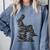 Men Pixel Art Geometric Book Human Drawing Graphic Men Comfort Colors Sweatshirt Denim
