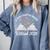New Chapter Begins Retired 2026 Floral Book Retirement Women Comfort Colors Sweatshirt Denim