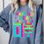 I Have No Idea What This Is Retro 70's 80's 90's Nostalgia Premium Tri-Blend Comfort Colors Sweatshirt Denim