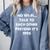 No WiFi Talk To Each Other – Retro 90s Nostalgia Comfort Colors Sweatshirt Denim