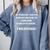 Nostalgia Humor Slam Phone Hang Up Comfort Colors Sweatshirt Denim