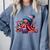 Octopus Reading Book Kraken Book Lover Comfort Colors Sweatshirt Denim