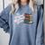 The Original Handheld Device Book Fair Book Lover Comfort Colors Sweatshirt Denim
