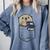 Otter Cute Read Reading Book Librarian Across America Kids Comfort Colors Sweatshirt Denim