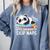 Panda Napping On Books Life’s Too Short To Skip Naps Comfort Colors Sweatshirt Denim