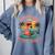 Paperbacks And Pool Days Flamingo Reading Summer Vibes Books Comfort Colors Sweatshirt Denim