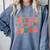 Please Be Patient With Me I'm From The 1900s Boho Saying Comfort Colors Sweatshirt Denim