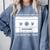 Please Be Patient I'm From The 1900s Cowboy Saying Comfort Colors Sweatshirt Denim