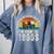 Please Be Patient With Me I'm From The 1900s Father's Day Comfort Colors Sweatshirt Denim