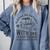 Please Be Patient With Me I'm From The 1900s Funny Train Comfort Colors Sweatshirt Denim