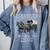 Please Be Patient With Me I'm From The 1900s Humorous Saying Premium Tri-Blend Comfort Colors Sweatshirt Denim