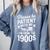 Please Be Patient I'm From The 1900s Old Man Premium Comfort Colors Sweatshirt Denim