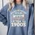 Please Be Patient With Me I'm From The 1900s Retro Cassette Premium Comfort Colors Sweatshirt Denim