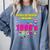 Please Be Patient With Me I'm From The 1900s Retro Vibes Premium Comfort Colors Sweatshirt Denim