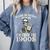 Please Be Patient With Me I'm From The 1900s Skeleton Comfort Colors Sweatshirt Denim