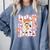 Preppy Coquette Bow Ghost Reading Books Halloween Book Comfort Colors Sweatshirt Denim