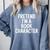 Pretend I'm A Book Character Costumes For Kids Halloween Comfort Colors Sweatshirt Denim