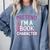 Pretend I'm A Book Character Reader Fan Cosplay Comfort Colors Sweatshirt Denim