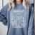 Protect Public Libraries Support Local Librarian Book Lover Comfort Colors Sweatshirt Denim