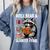 Well Read & Slightly Feral Raccoon Book Lover Graphic Comfort Colors Sweatshirt Denim