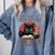 i Read Books And i Know Things Cat Reading Coffee Comfort Colors Sweatshirt Denim