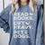 Read Books Lift Heavy Pet Dogs Comfort Colors Sweatshirt Denim