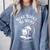 Read Books Be Weird Stay Feral Opossum Comfort Colors Sweatshirt Denim