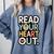 Read Your Heart Out Book Lover Quote Men Women Comfort Colors Sweatshirt Denim