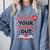 Read Your Heart Out Love Book Valentine Teacher Bookworm Comfort Colors Sweatshirt Denim