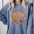 Read Your Heart Out Teacher Valentines Reading Book Love Comfort Colors Sweatshirt Denim