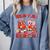 Read Your Heart Out Valentine Reading Book Girl Kid Teacher Comfort Colors Sweatshirt Denim