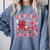 Read Your Heart Out Valentine Teacher Book Lover Comfort Colors Sweatshirt Denim