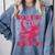 Read Your Heart Out Valentines Day Book Lover Bookish Teach Comfort Colors Sweatshirt Denim