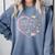 Read Your Heart Out Valentines Teacher Reading Book Lover Comfort Colors Sweatshirt Denim