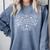 Reader I Married Him Romance Book Lover Reading Comfort Colors Sweatshirt Denim