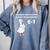 Reading 6-7 Silly Goose Read Books Bookish Bookworm Comfort Colors Sweatshirt Denim
