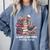 Reading A Book Per Day Keeps Reality Away Skeleton Books Comfort Colors Sweatshirt Denim