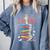 Reading Books Librarian Reader Nerd I'm Ok School Teacher Comfort Colors Sweatshirt Denim
