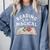 Reading Is Magical Book Lover Bookworm Librarian Library Day Comfort Colors Sweatshirt Denim