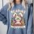 Reading Makes You Hoppier Bunny Book Fans Toddler Kid Comfort Colors Sweatshirt Denim