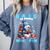 Reading Is Snow Much Fun Christmas Xmas Book Reading Comfort Colors Sweatshirt Denim