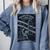 Reading Between The Timelines Time Travel Books Comfort Colors Sweatshirt Denim